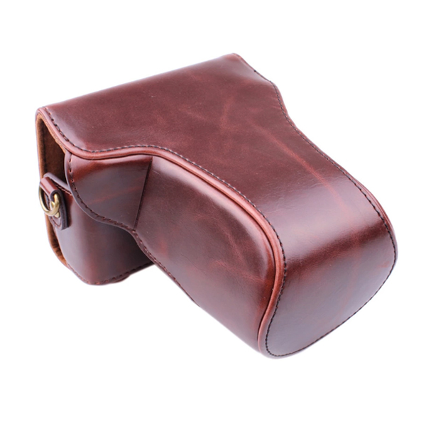 Leather case bag strap for Canon EOS M10 กระเป๋าหนัง